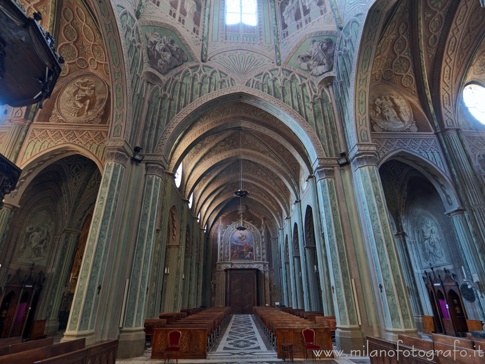 Biella (Italy) - The three naves of the Cathedral of Biella